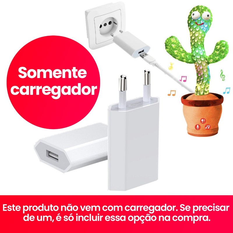 Cacto dançante falante interativo com som Musicas Repete Falas presente dia das crianças Presentes de Natal